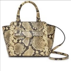 Rebecca Minkoff Snakeskin Avery Mini Tote 🐍